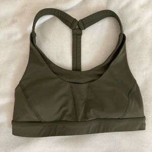 Lululemon Athletica Olive Sports Bra
